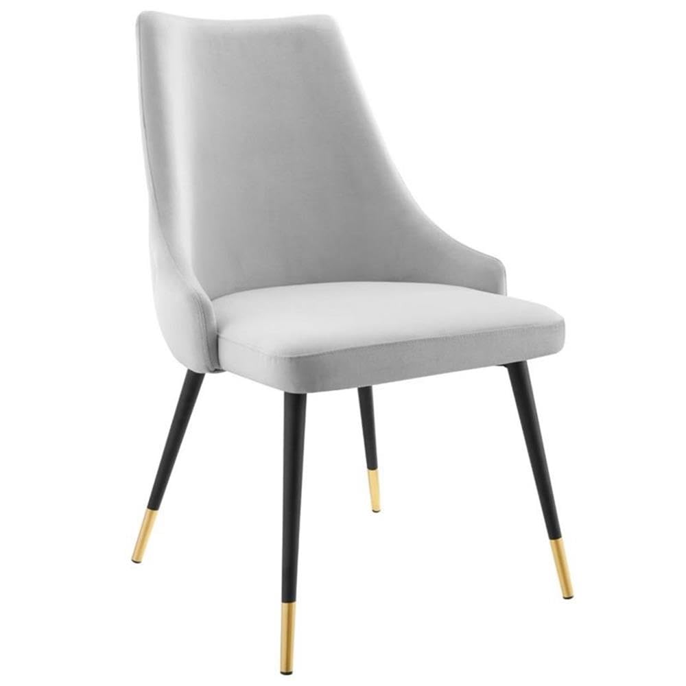 Modway Adorn Tufted Performance Velvet Dining Side Chair, Navy 25D x 22W x 34H Inch