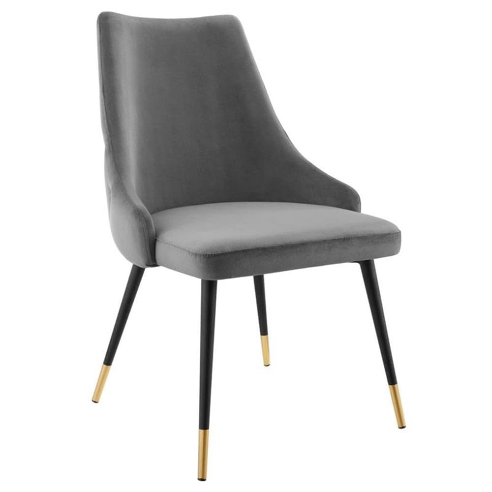 Modway Adorn Tufted Performance Velvet Dining Side Chair, Navy 25D x 22W x 34H Inch