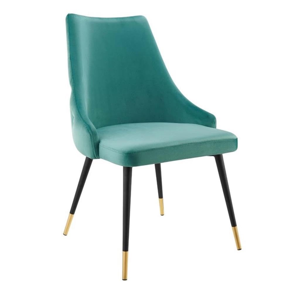 Modway Adorn Tufted Performance Velvet Dining Side Chair, Navy 25D x 22W x 34H Inch