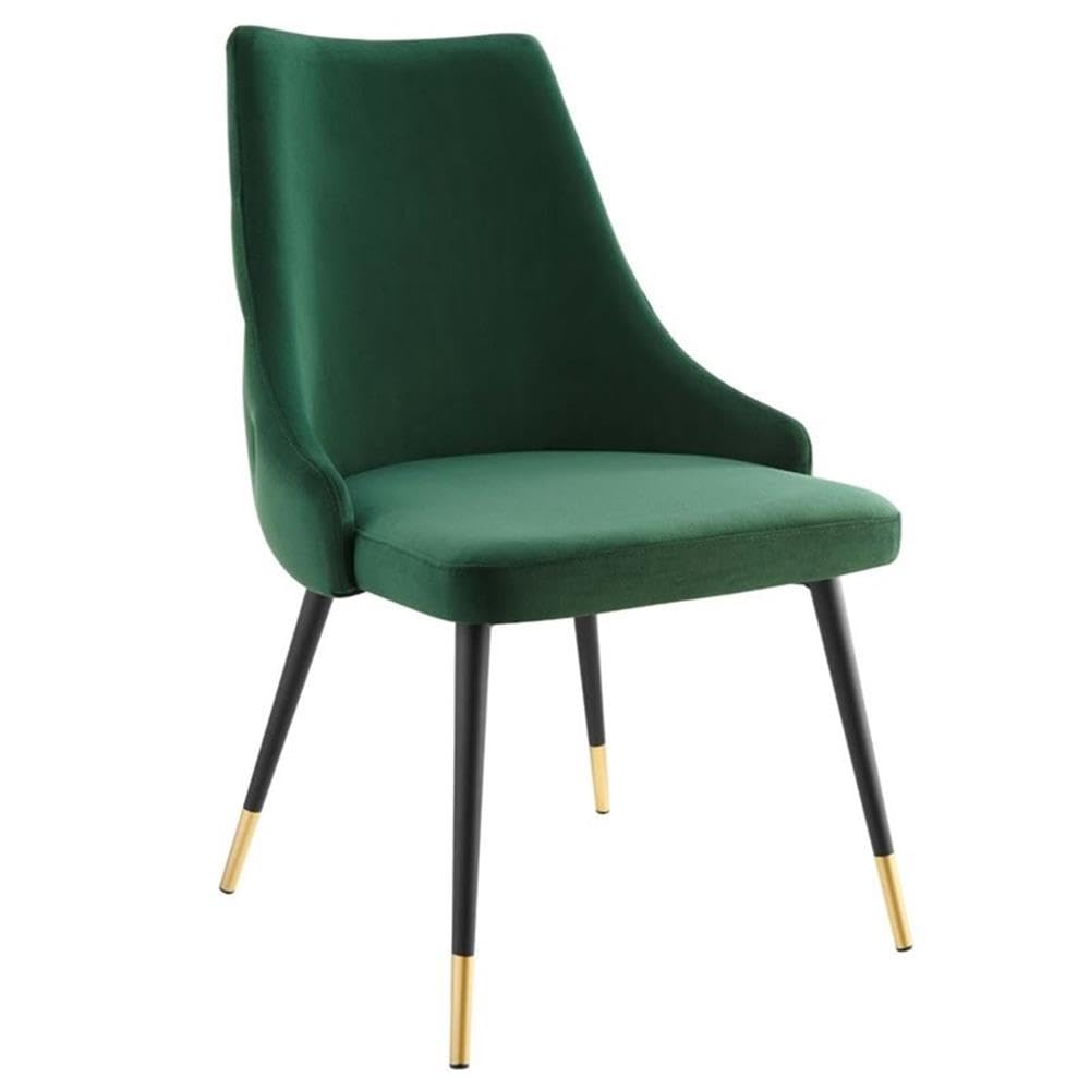 Modway Adorn Tufted Performance Velvet Dining Side Chair, Navy 25D x 22W x 34H Inch