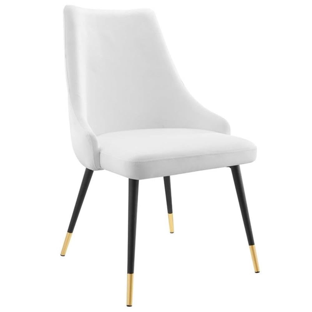 Modway Adorn Tufted Performance Velvet Dining Side Chair, Navy 25D x 22W x 34H Inch
