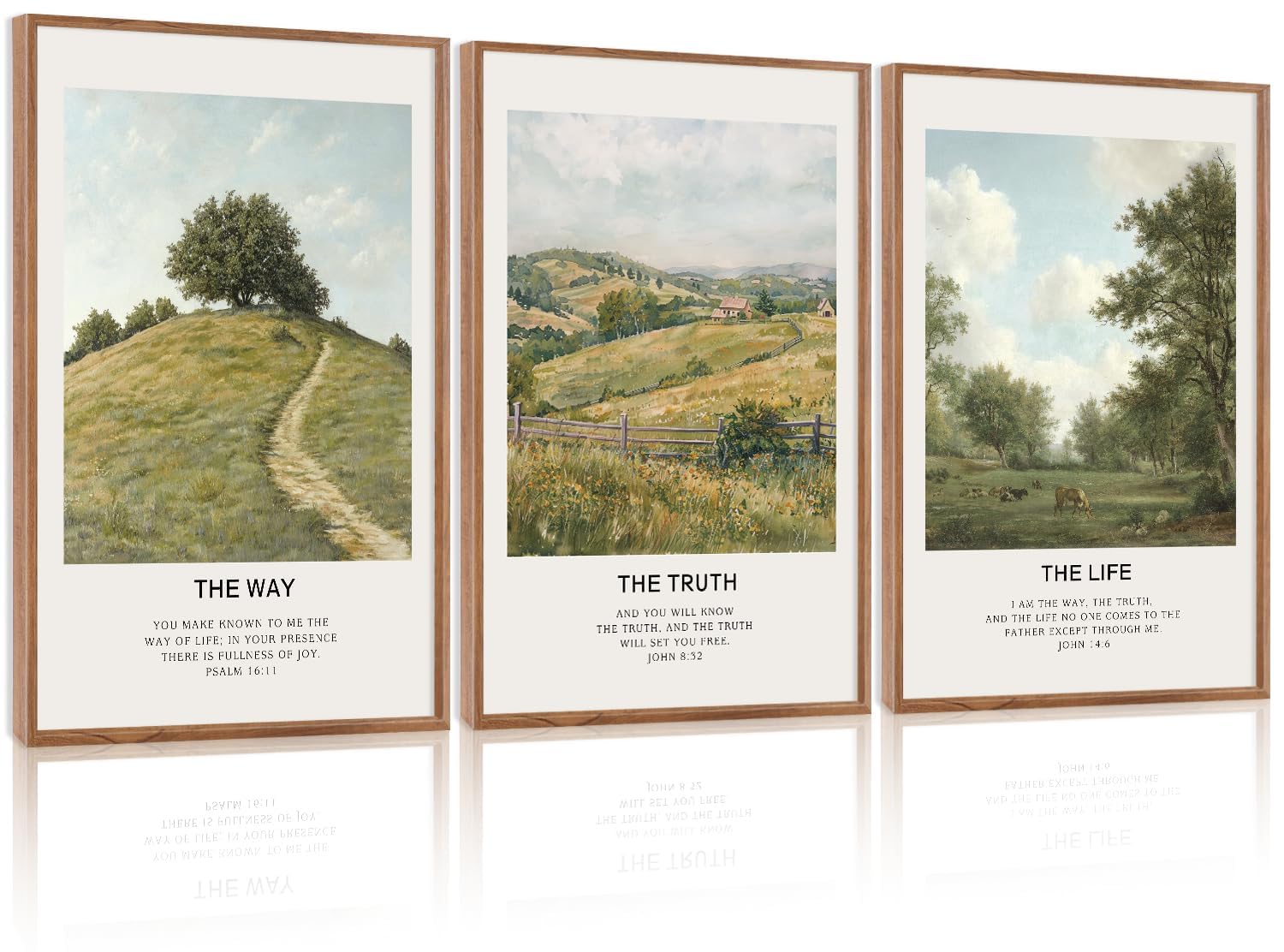 LHIUEM Abstract Mountain Brown Framed Canvas Wall Art,Neutral Watercolor Landscape Wall Decor,Minimalist Grey Beige Lake Artwork for Living Room,Bedroom,Dining Room,Office -20"x40"x1