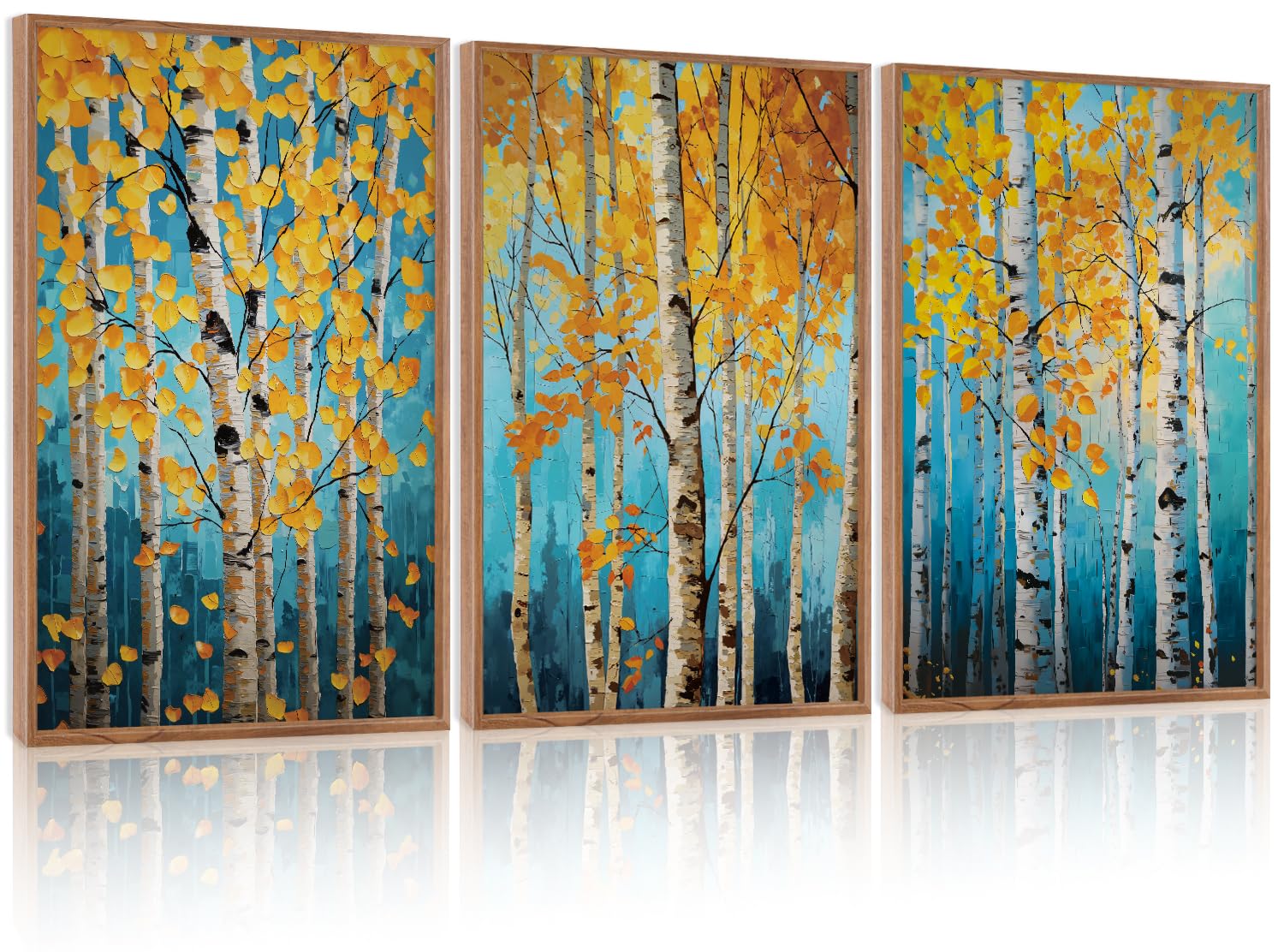 LHIUEM Abstract Mountain Brown Framed Canvas Wall Art,Neutral Watercolor Landscape Wall Decor,Minimalist Grey Beige Lake Artwork for Living Room,Bedroom,Dining Room,Office -20"x40"x1